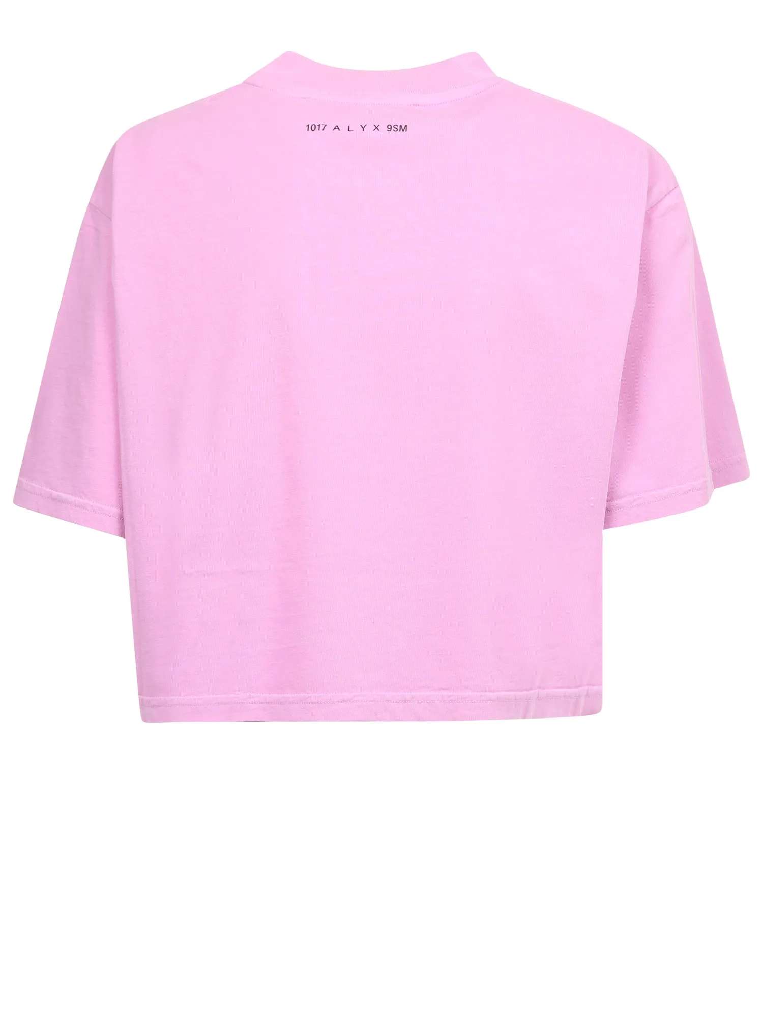 1017 ALYX 9SM Smiley Printed Crewneck Cropped T-Shirt