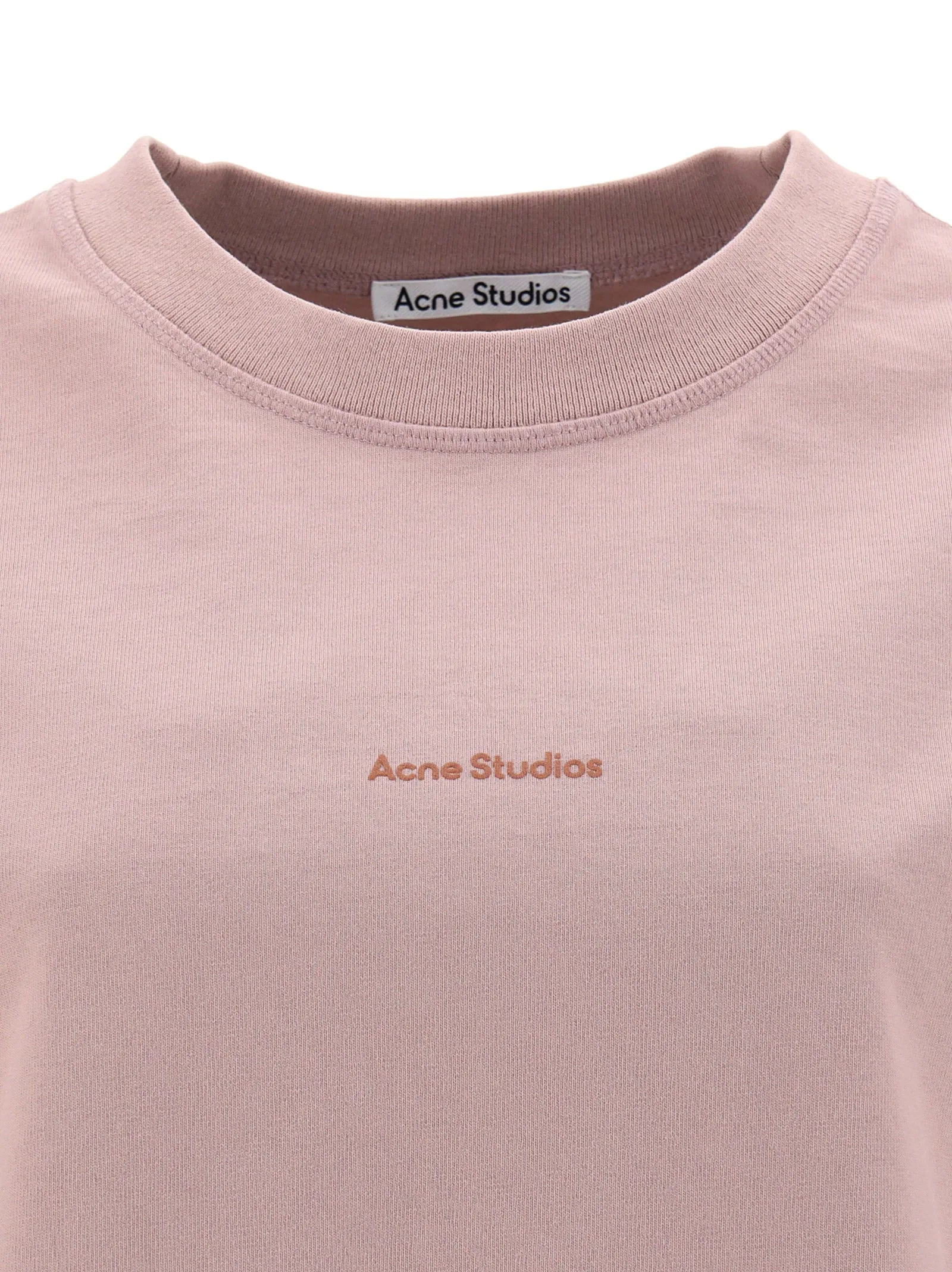 Acne Studios Logo Printed Crewneck T-Shirt