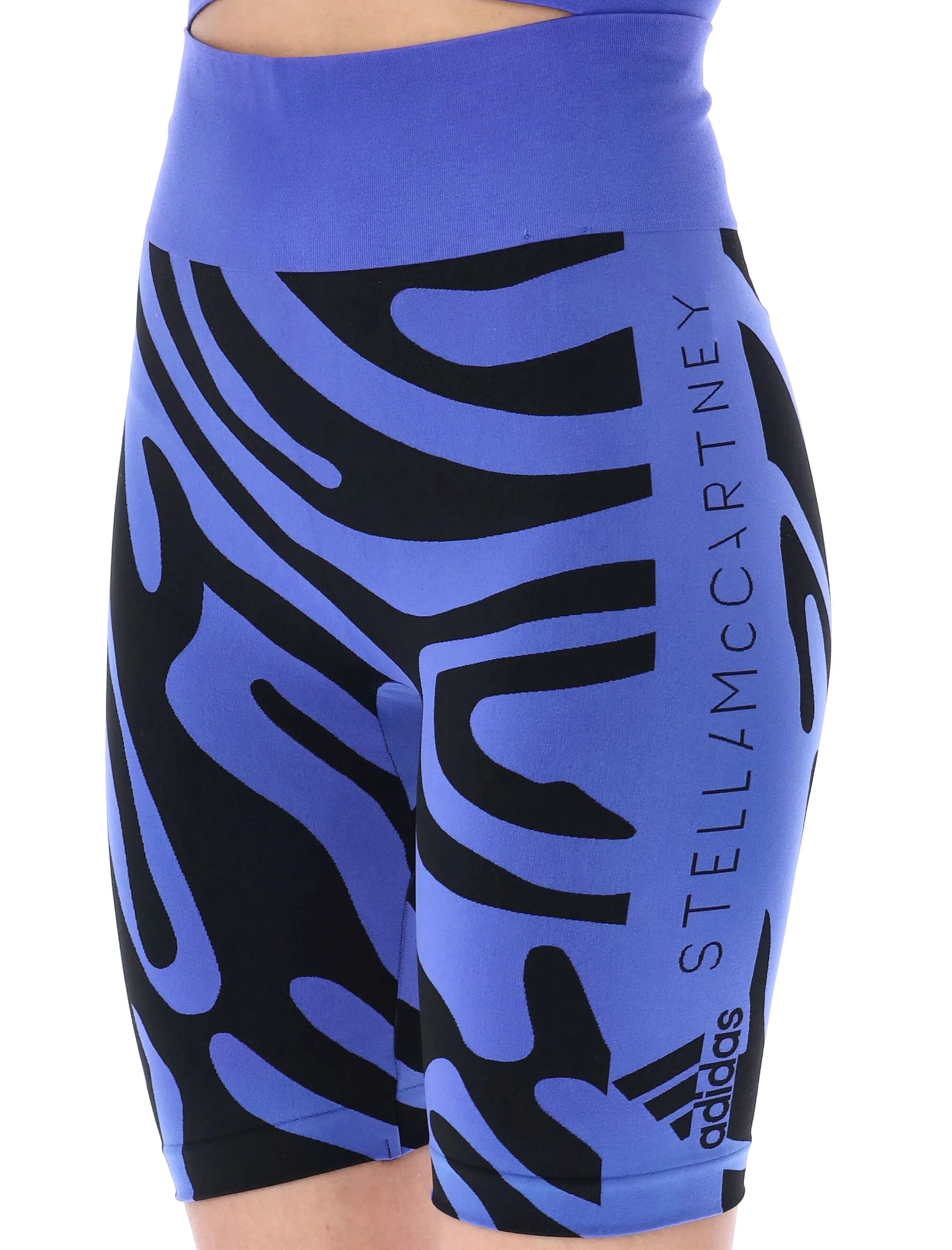 Adidas By Stella McCartney Animal Pattern Bike Shorts