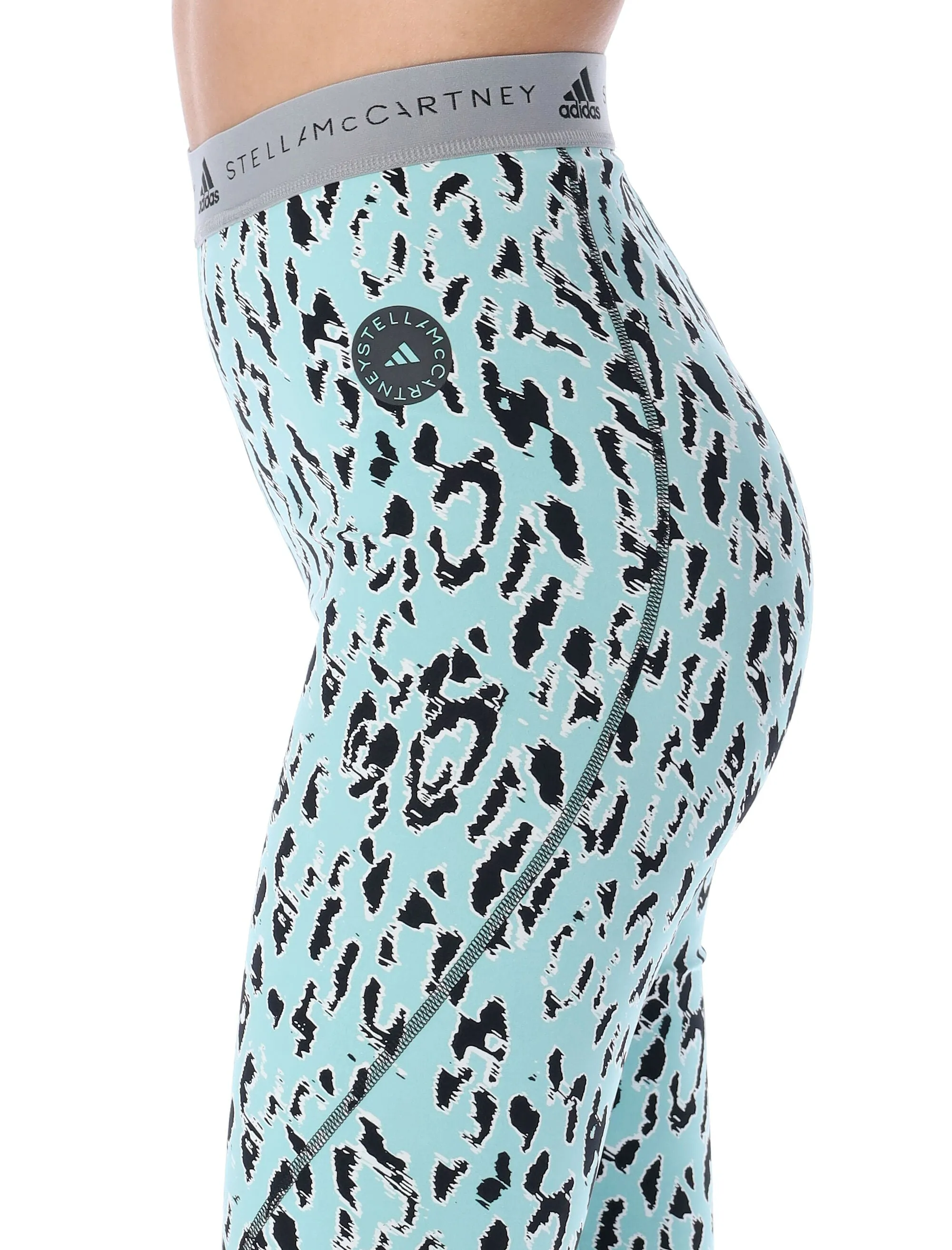 Adidas By Stella McCartney Animal Printed Bike Shorts