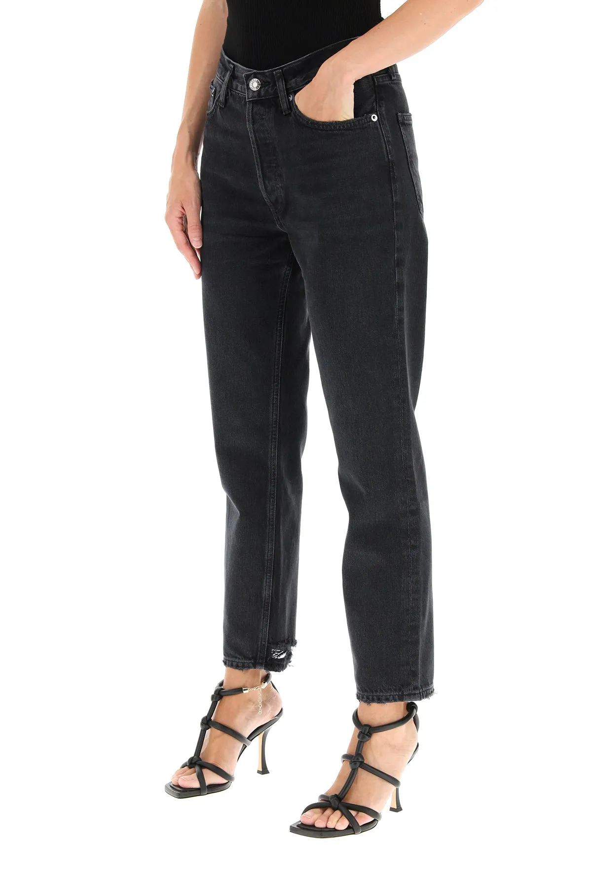 AGOLDE Lana Straight-Leg Jeans