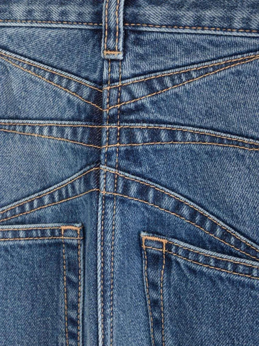 Alaa High Waist Washed Jeans