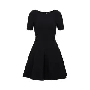 Alaa Short-Sleeved Knit Skater Dress