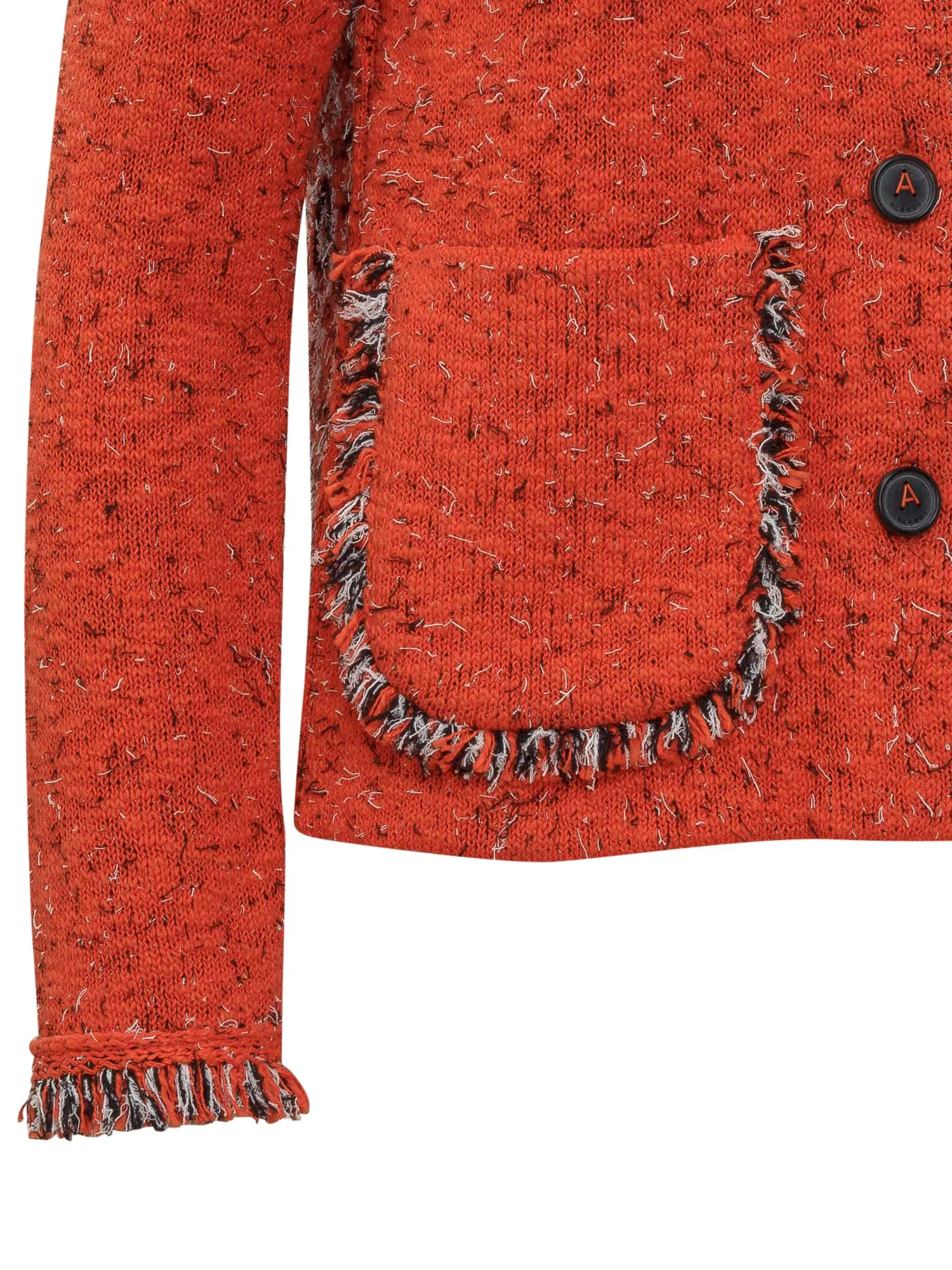 Alanui Bandana Printed Frayed Edge Jacket