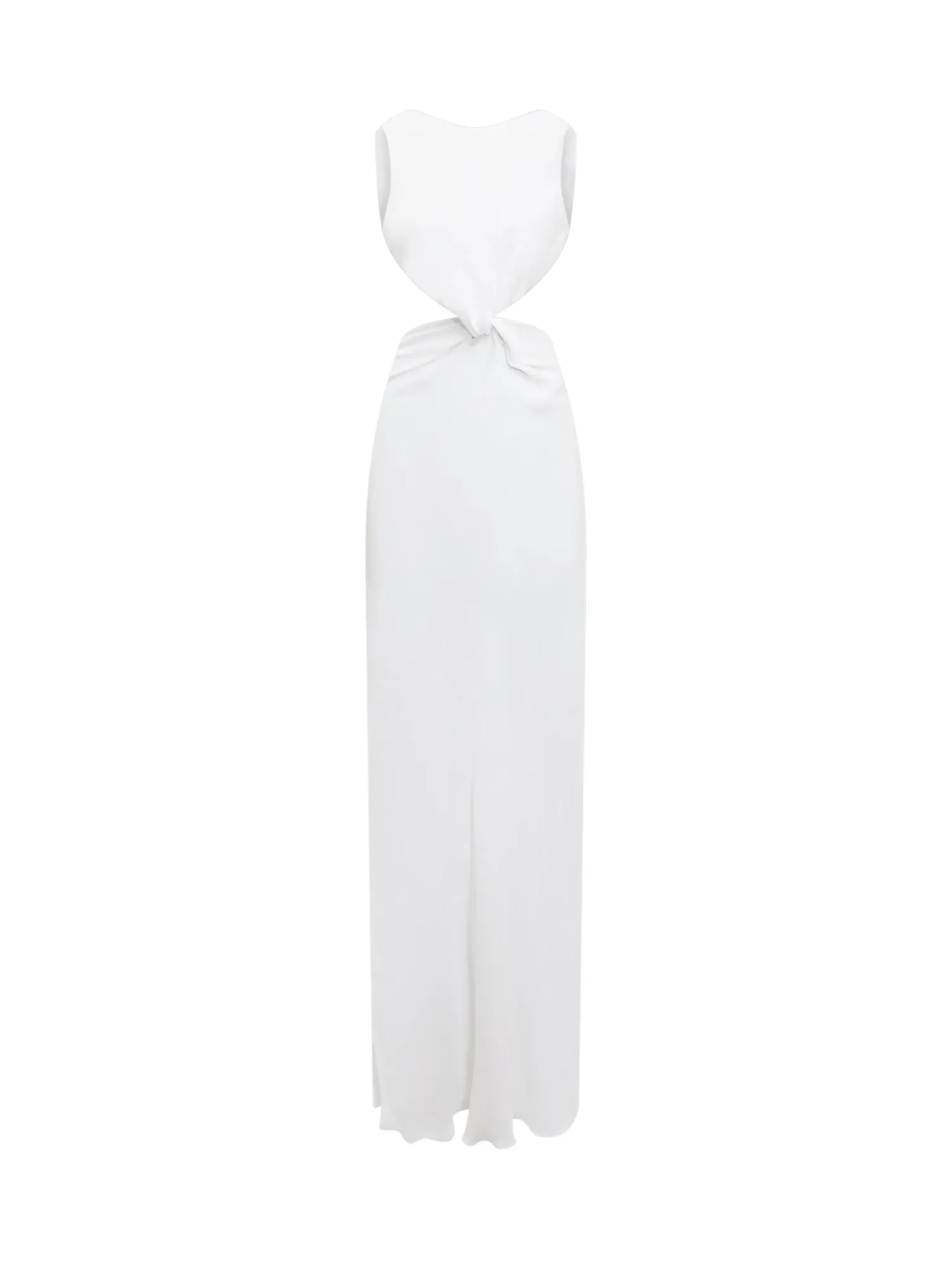 Alberta Ferretti Cut-Out Sleeveless Maxi Dress