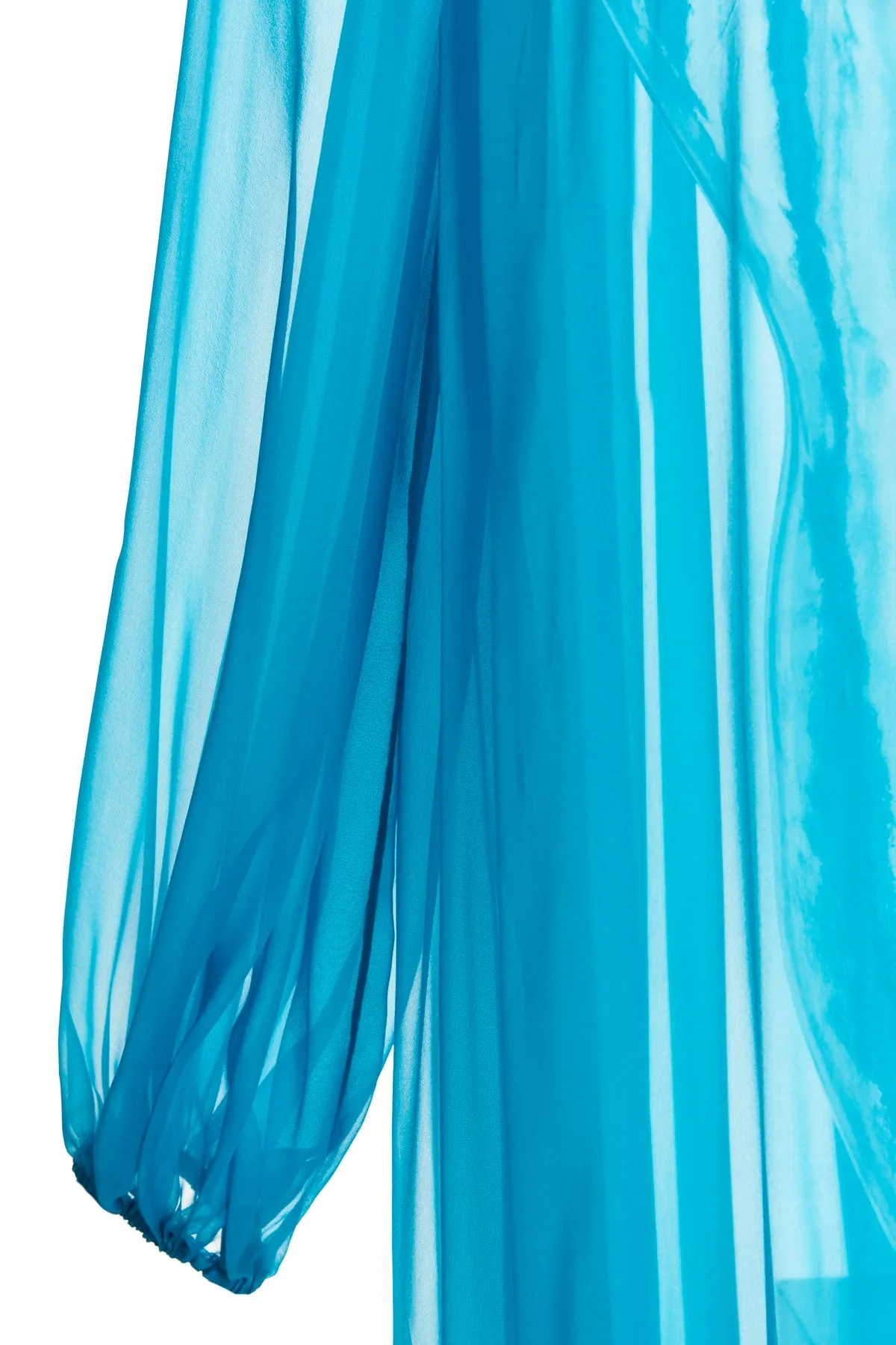 Alberta Ferretti Sheer Longline Top