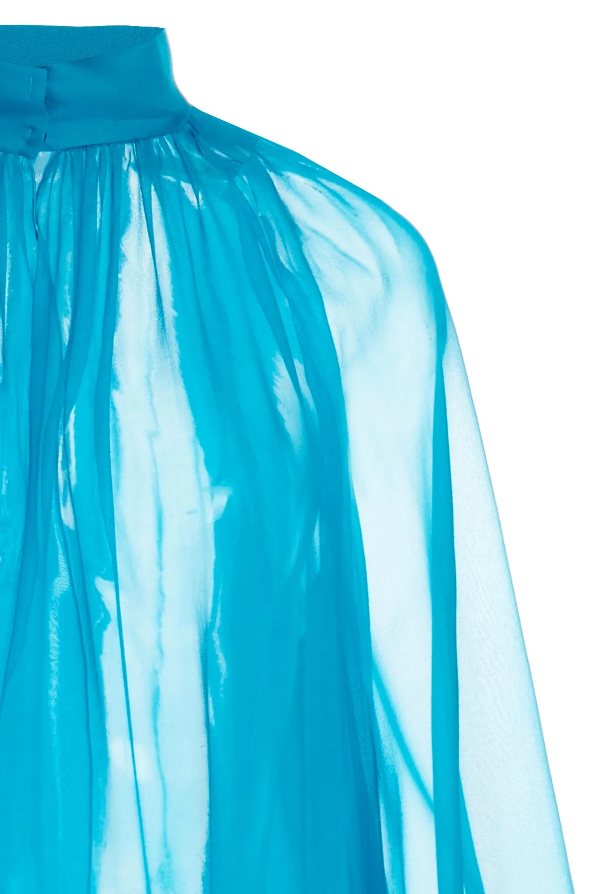 Alberta Ferretti Sheer Longline Top