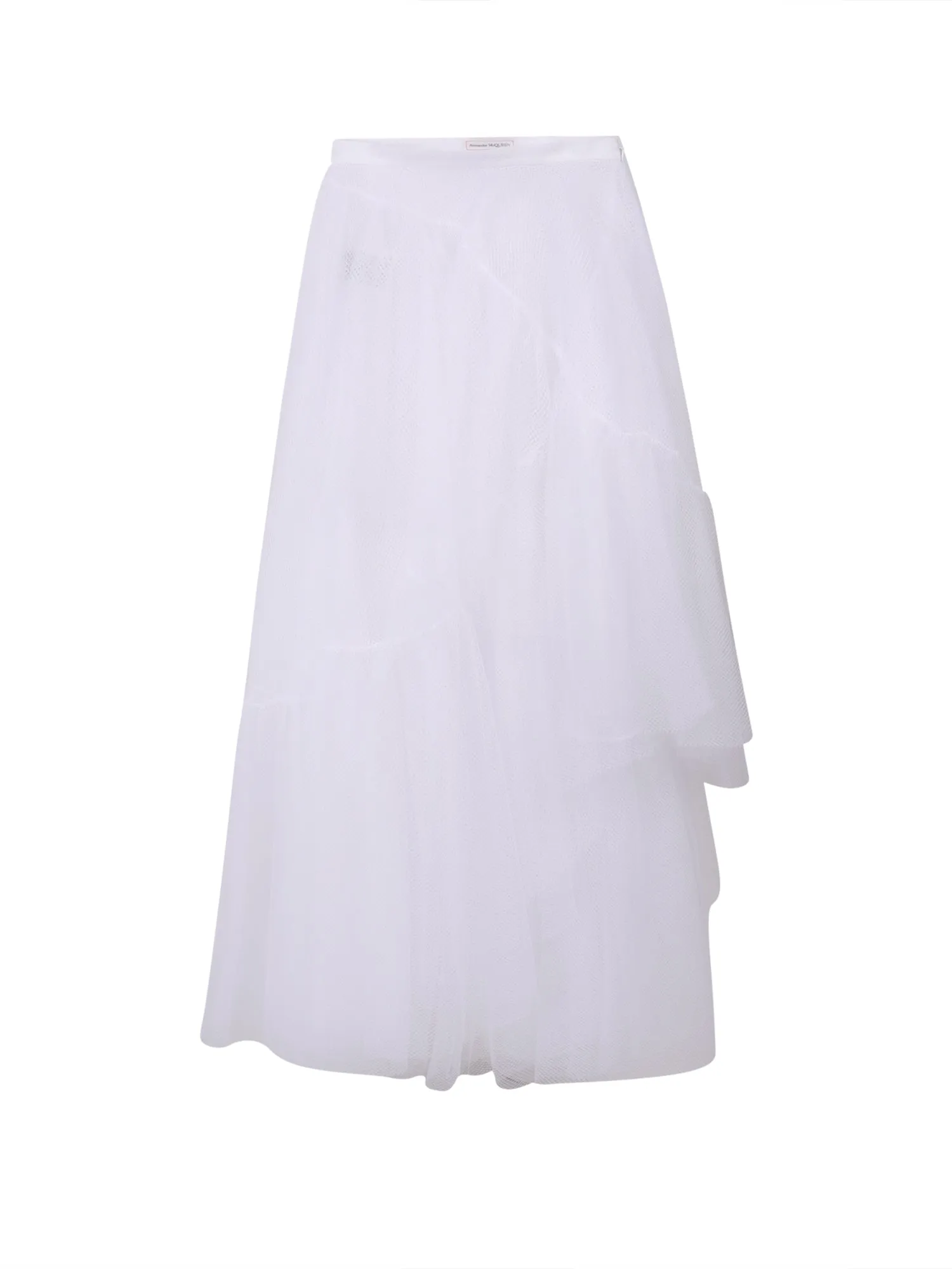 Alexander McQueen Asymmetric Mesh Skirt