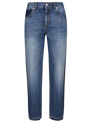 Alexander McQueen Boyfriend Mid-Rise Jeans