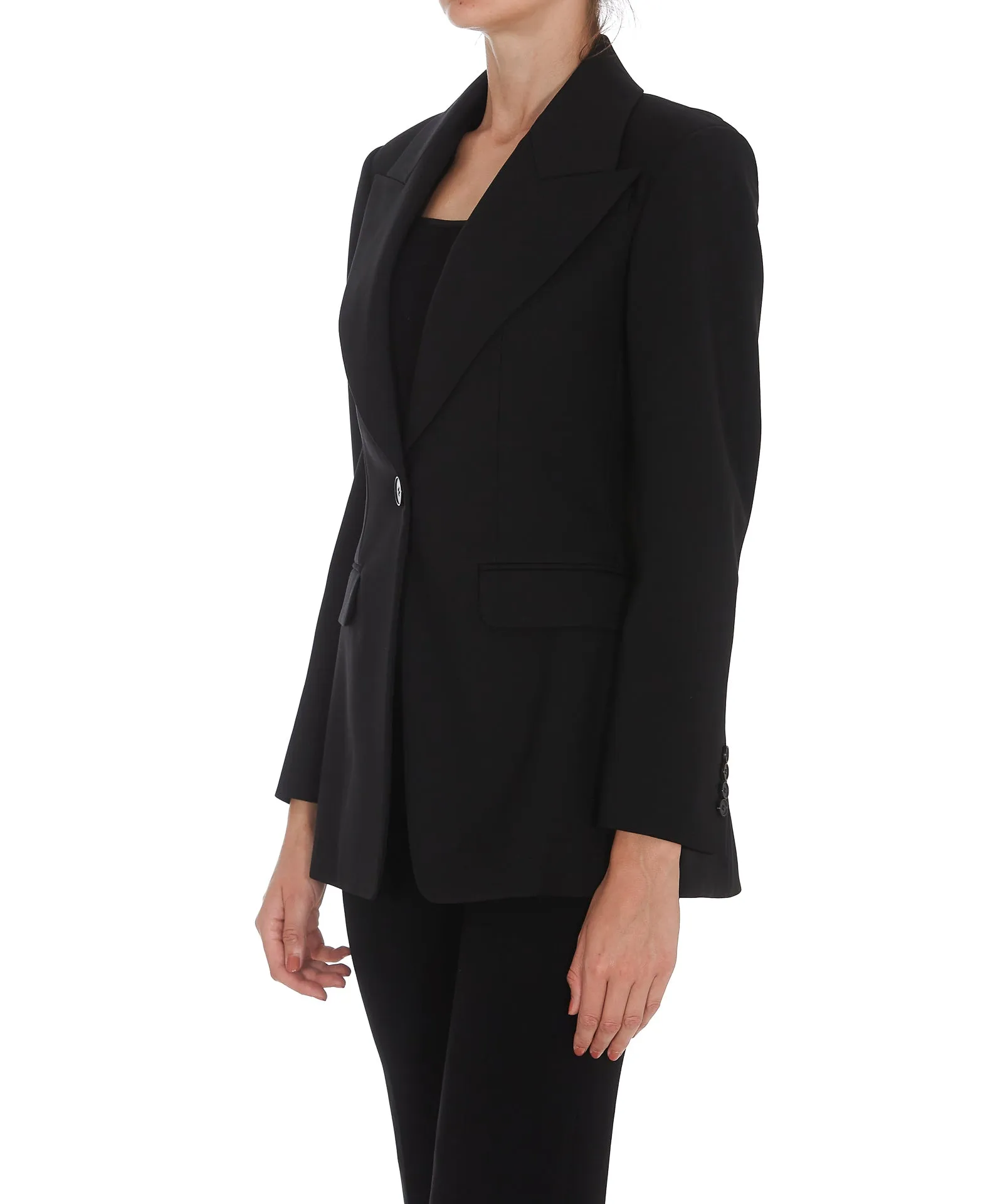 Alexander McQueen Drop Shoulder Eyelets Jacket