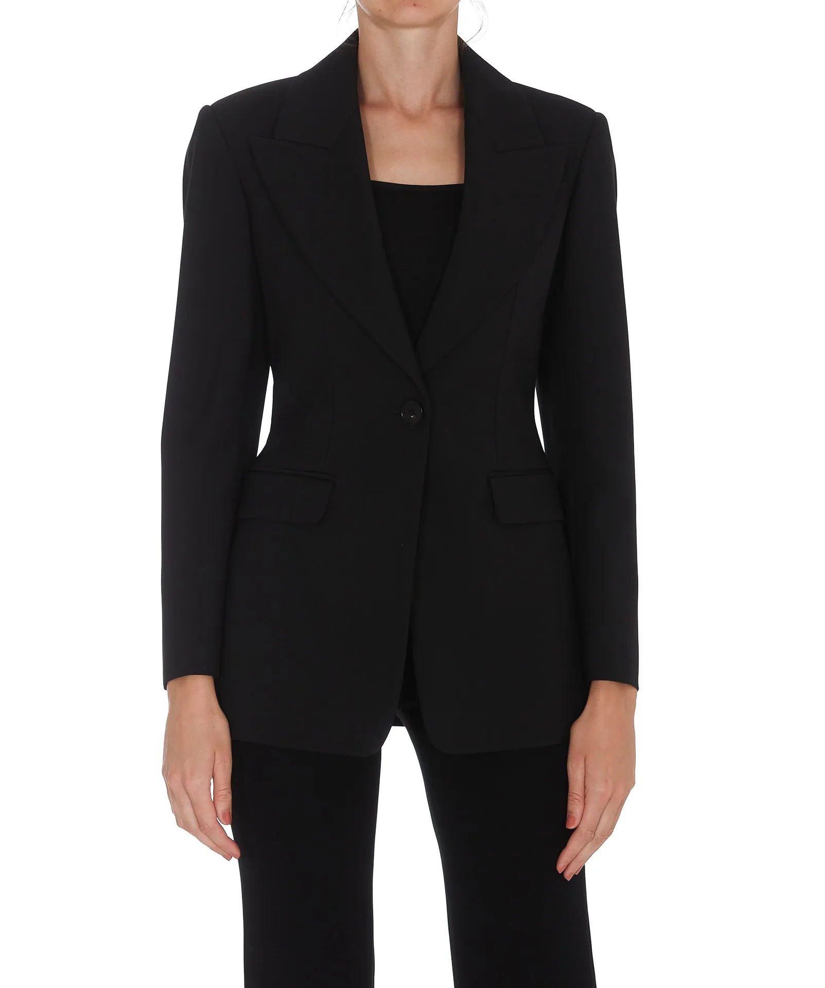 Alexander McQueen Drop Shoulder Eyelets Jacket