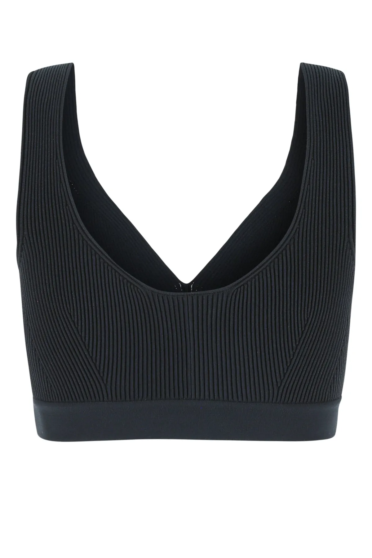 Alexander McQueen Engineered Knit Crop Top