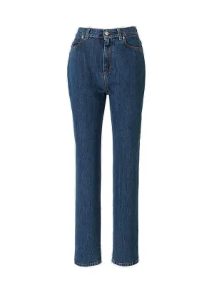 Alexander McQueen High Waist Slim Boyfriend Jeans