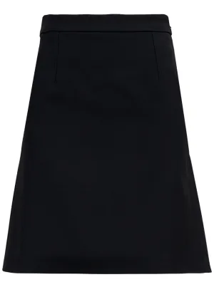 Alexander McQueen Lace-Up Detailed Flared Mini Skirt