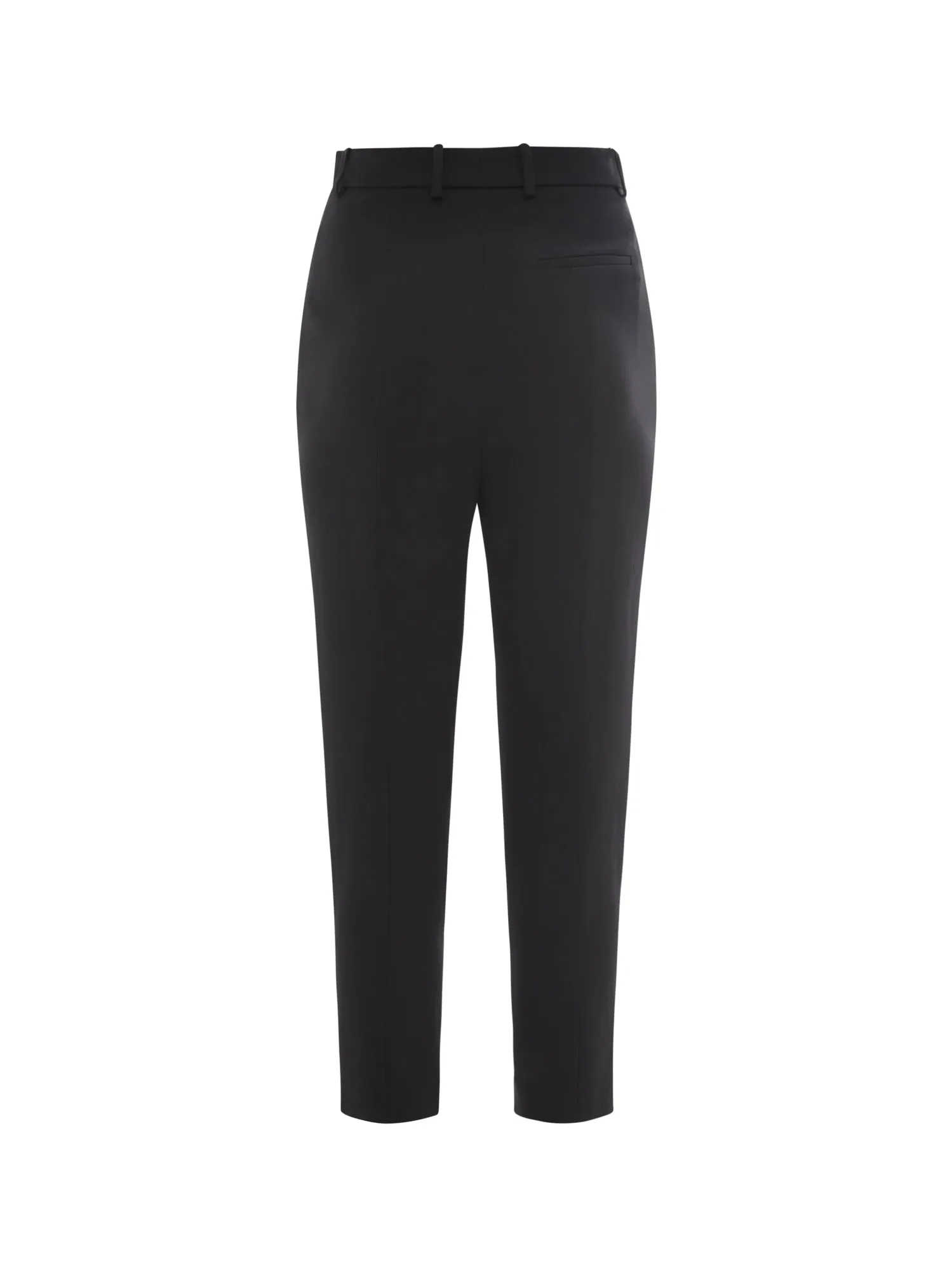 Alexander McQueen Leaf Crepe Zip Trousers