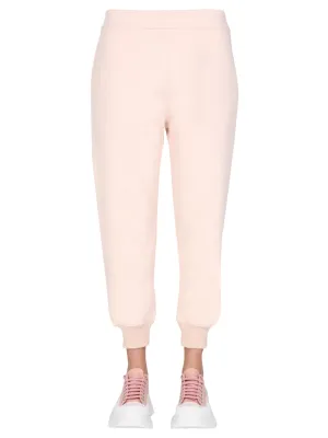 Alexander McQueen Logo Embroidered Jogging Pants
