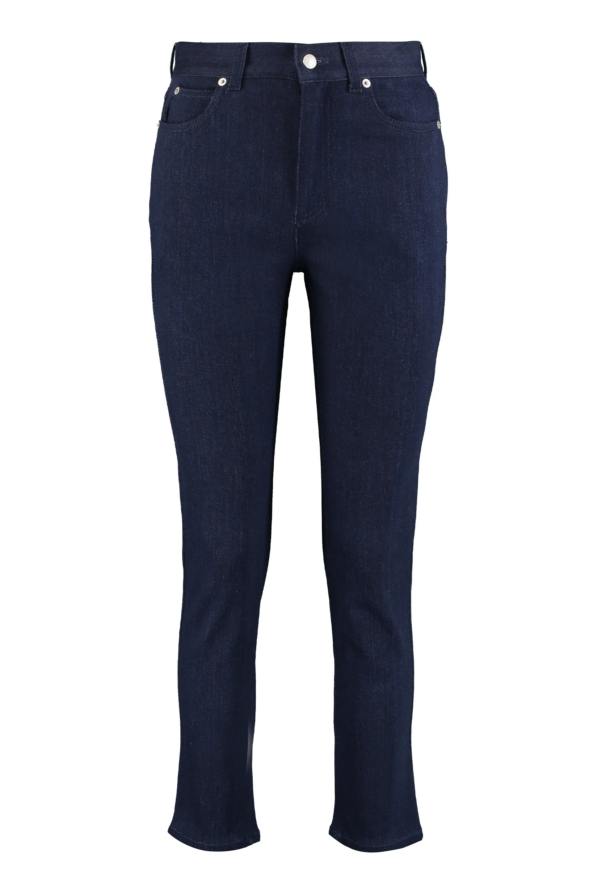 Alexander McQueen Logo Patch Skinny Jeans