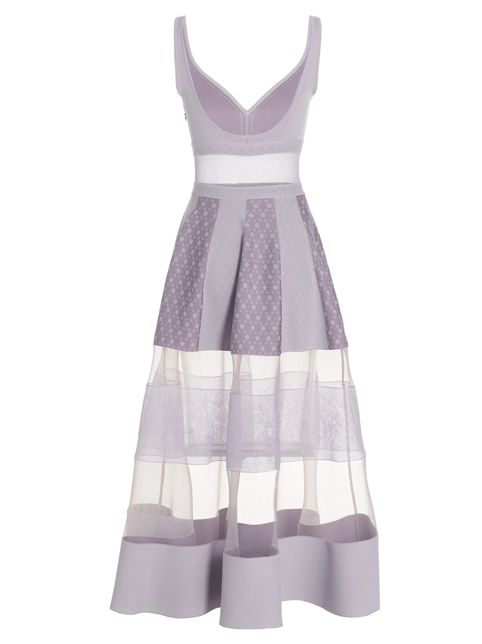 Alexander McQueen Panelled Sleeveless Dress