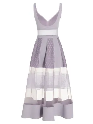 Alexander McQueen Panelled Sleeveless Dress