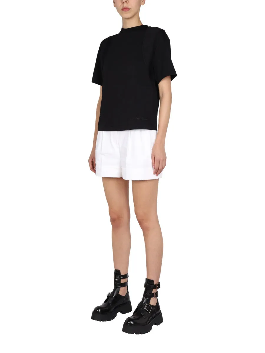 Alexander McQueen Seam-Detailed Crewneck T-Shirt