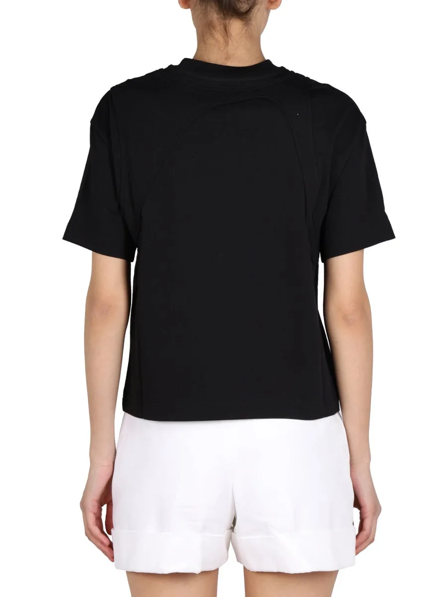Alexander McQueen Seam-Detailed Crewneck T-Shirt