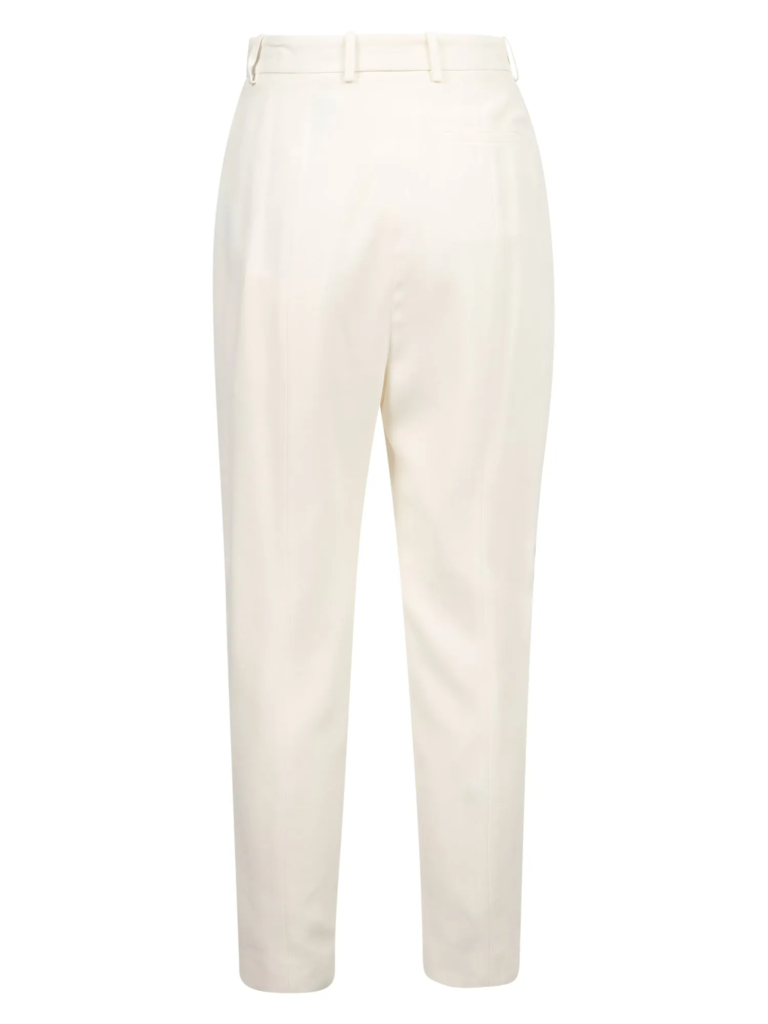 Alexander McQueen Zip Detailed Straight Leg Trousers