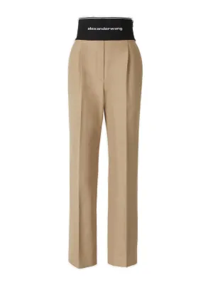 Alexander Wang High-Rise Wide Leg Trousers