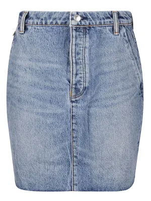 Alexander Wang Invisible Zip Mini Skirt