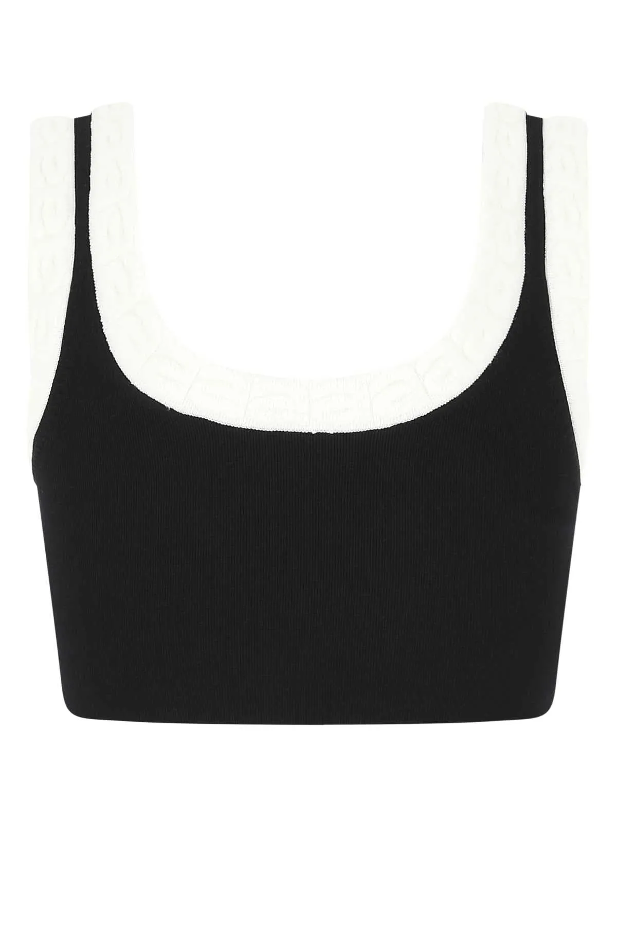 Alexander Wang Logo Trim Knitted Bra Top