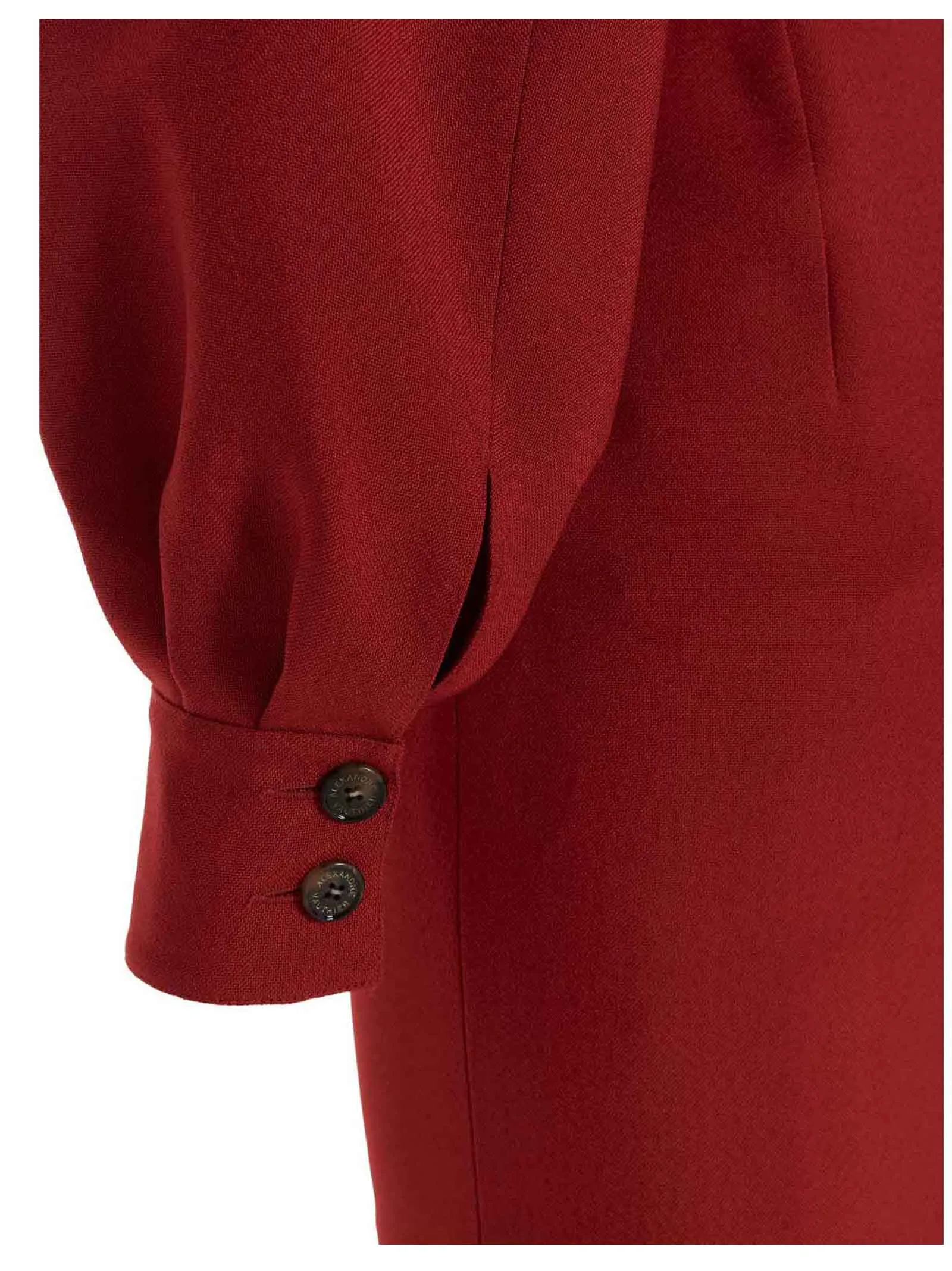 Alexandre Vauthier Long-Sleeved V-Neck Dress