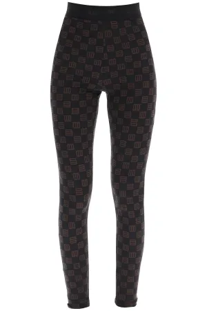 Ambush Logo Waistband Monogram Print Leggings