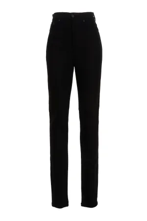 AMI High Waisted Skinny Fit Jeans