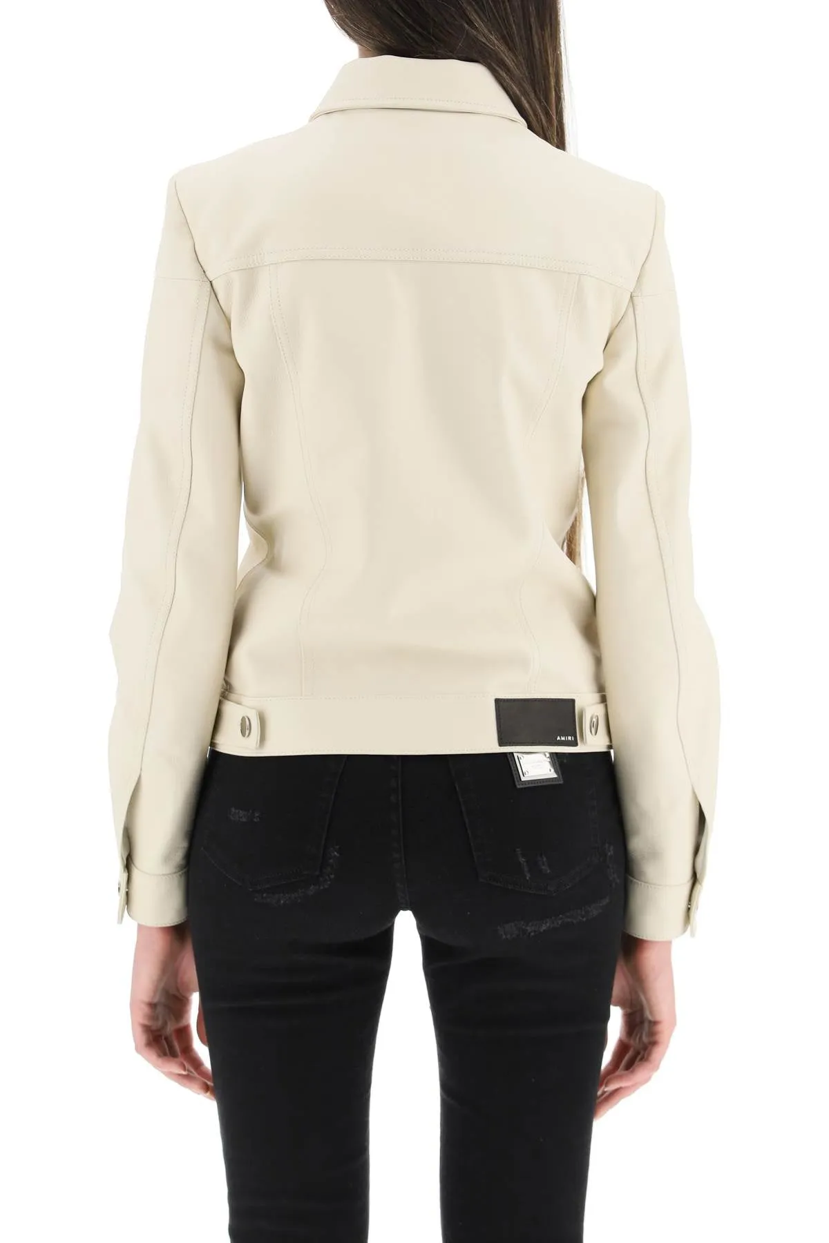 Amiri Button-Up Logo Patch Jacket