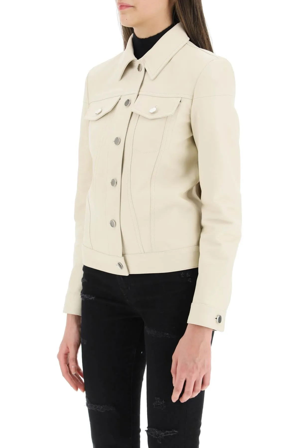 Amiri Button-Up Logo Patch Jacket