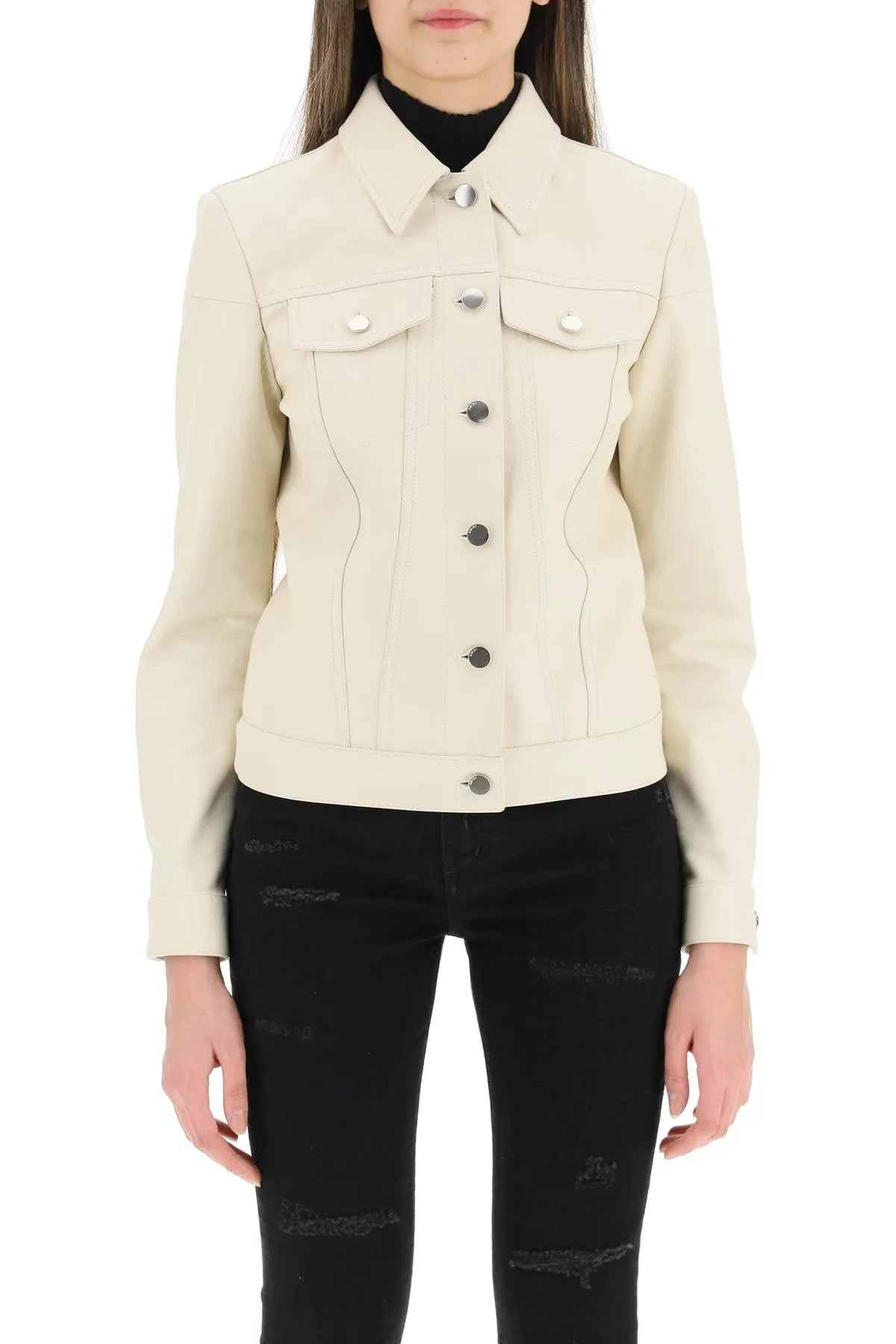 Amiri Button-Up Logo Patch Jacket