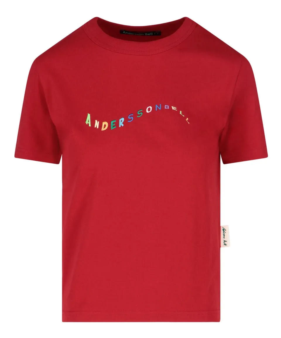 Andersson Bell Logo Printed Crewneck T-Shirt