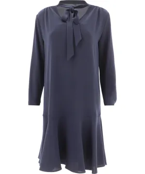 Aspesi Bow-Detailed Flared Mini Dress
