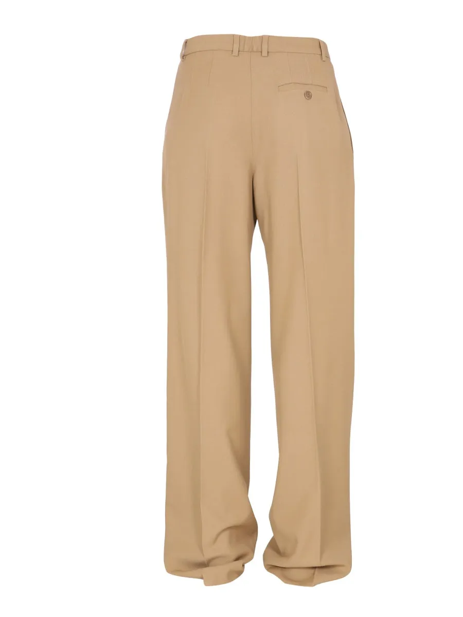 Aspesi Gabardine Wide-Leg Trousers