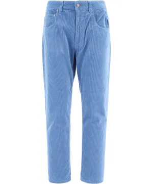 Aspesi Mid Rise Corduroy Straight-Leg Trousers