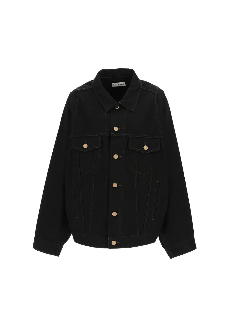 Balenciaga Button-Up Denim Jacket