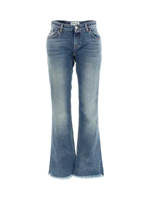 Balenciaga Flared Low-Waisted Jeans
