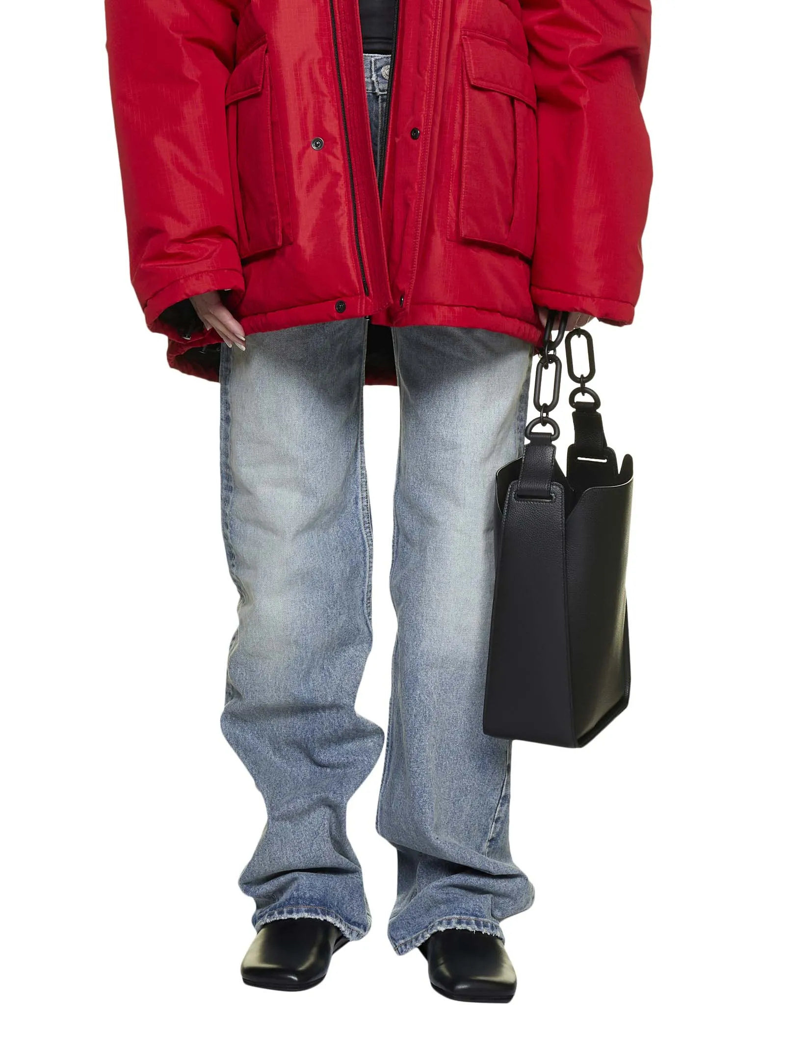 Balenciaga Mid-Waisted Straight Leg Jeans