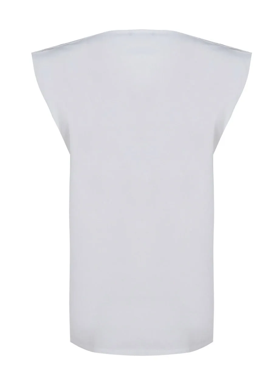 Balmain Button Embellished Tank Top