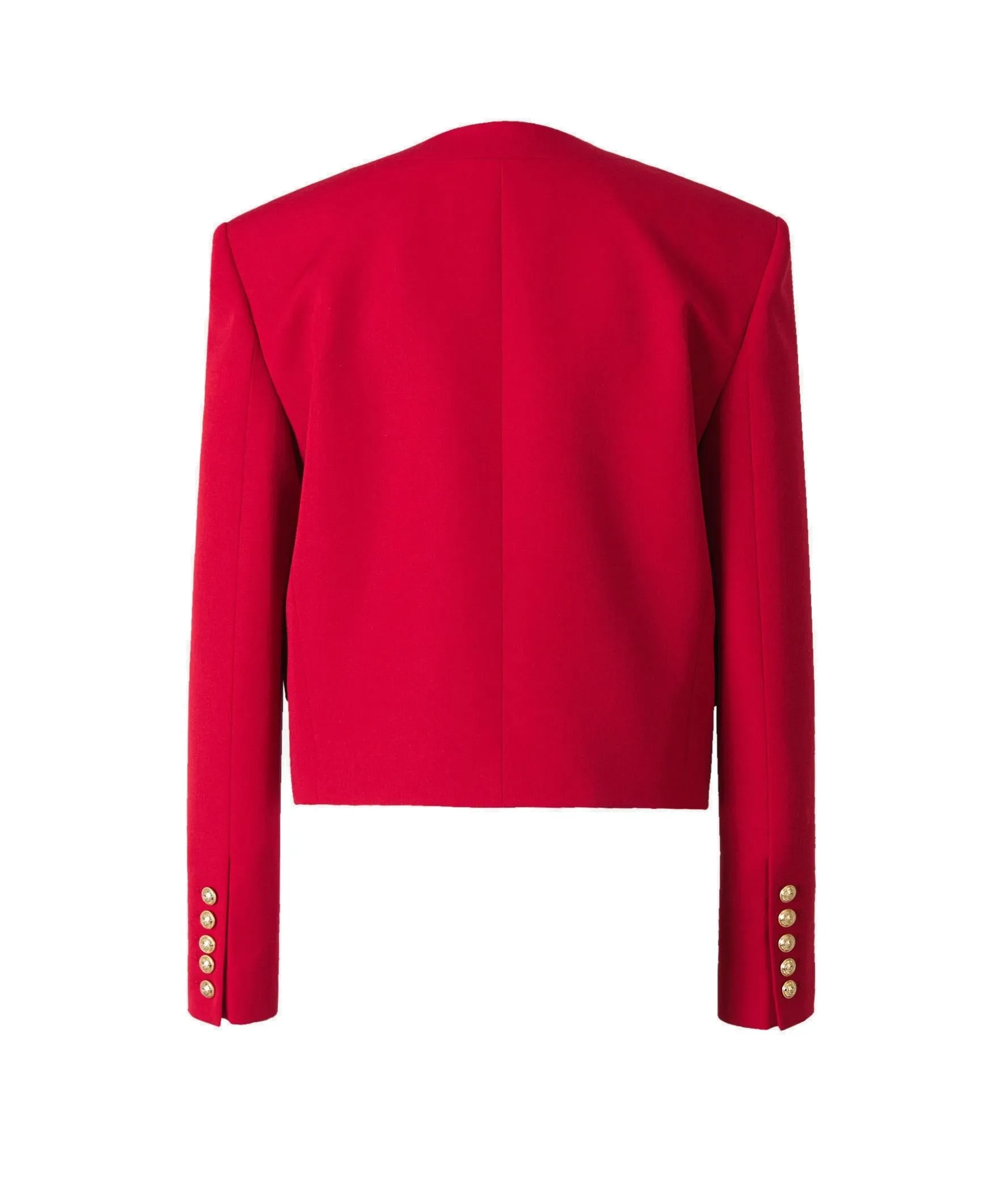 Balmain Decorative Button Long-Sleeved Jacket