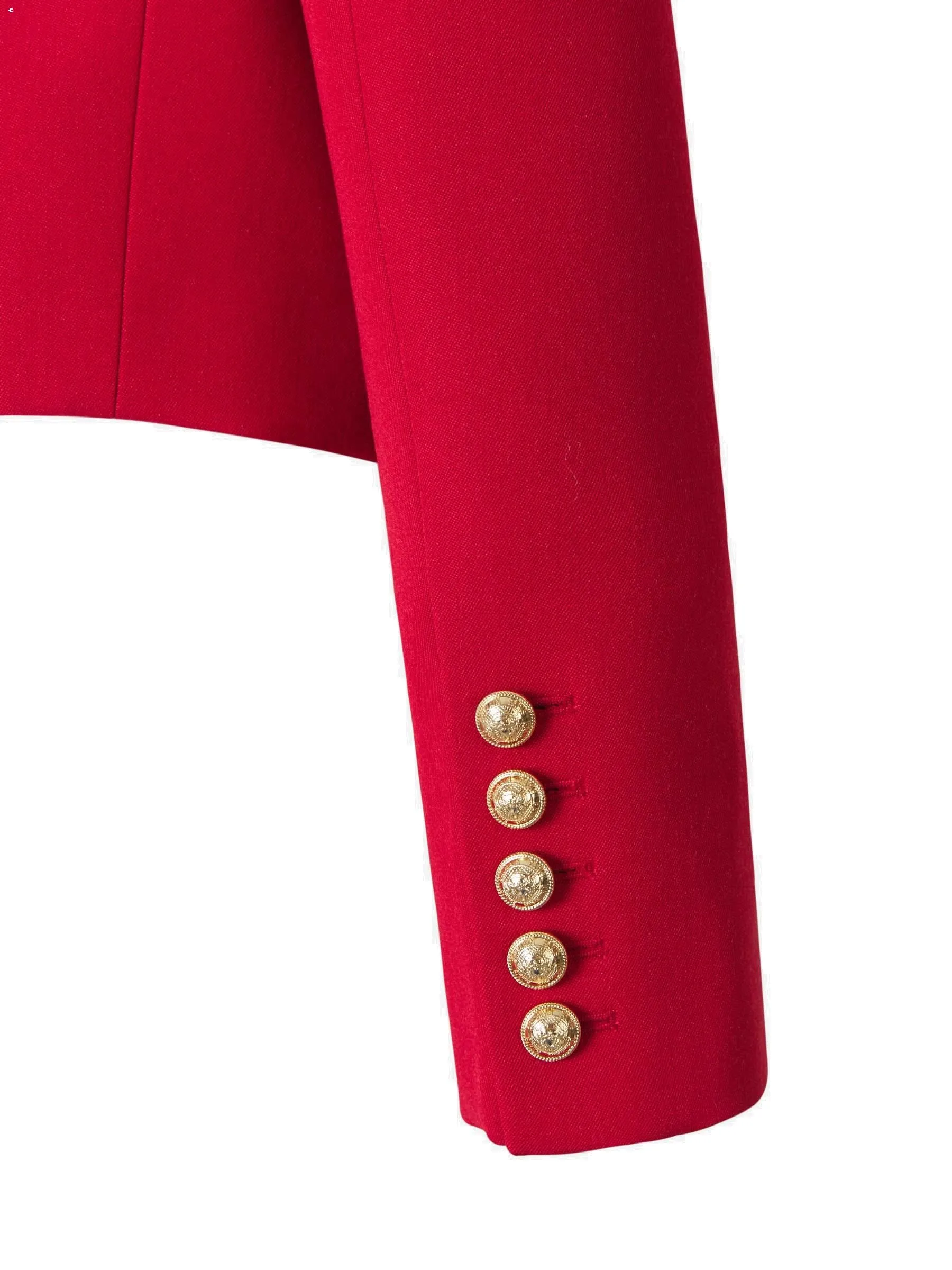 Balmain Decorative Button Long-Sleeved Jacket