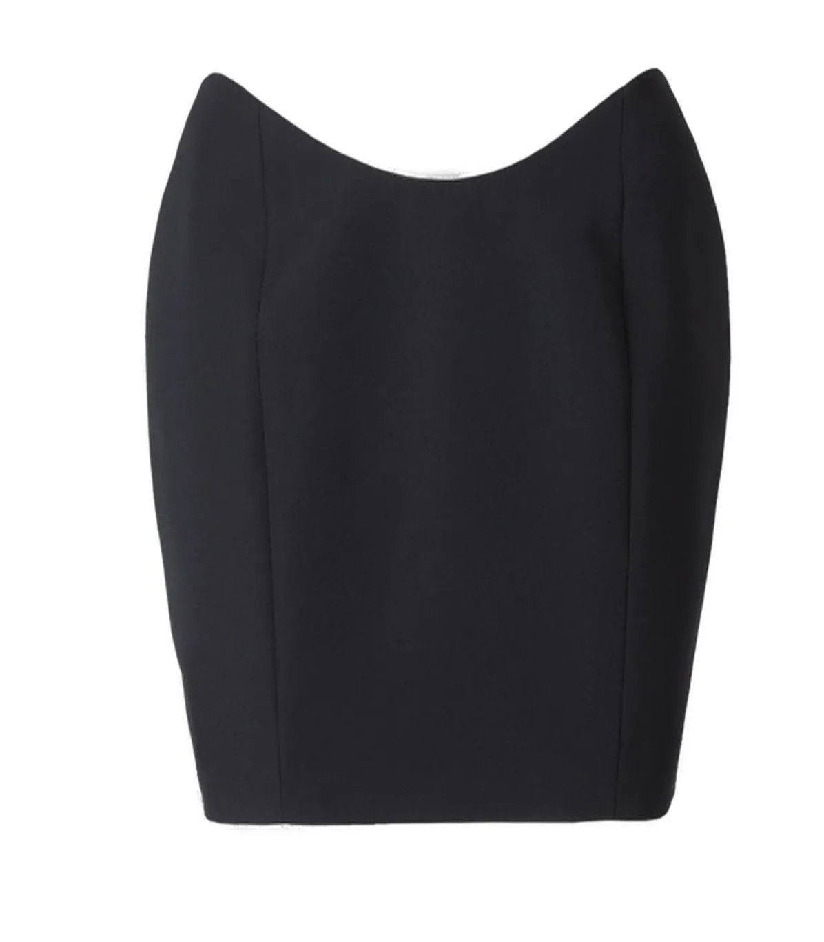 Balmain Knitted Zip-Up Mini Skirt