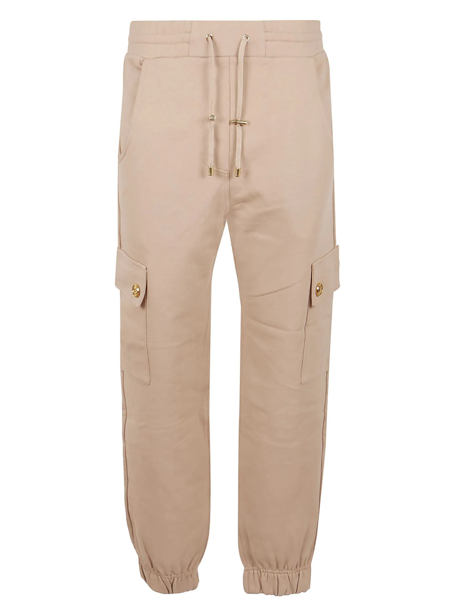 Balmain Logo Debossed Drawstring Sweatpants