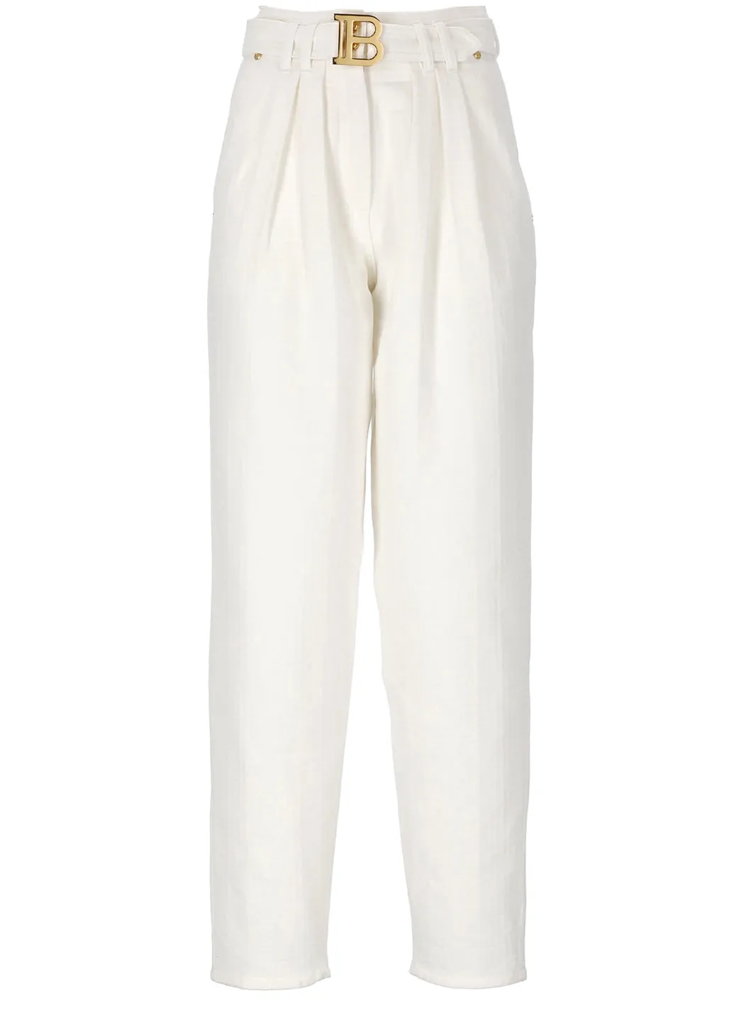 Balmain Monogram High Waisted Jeans