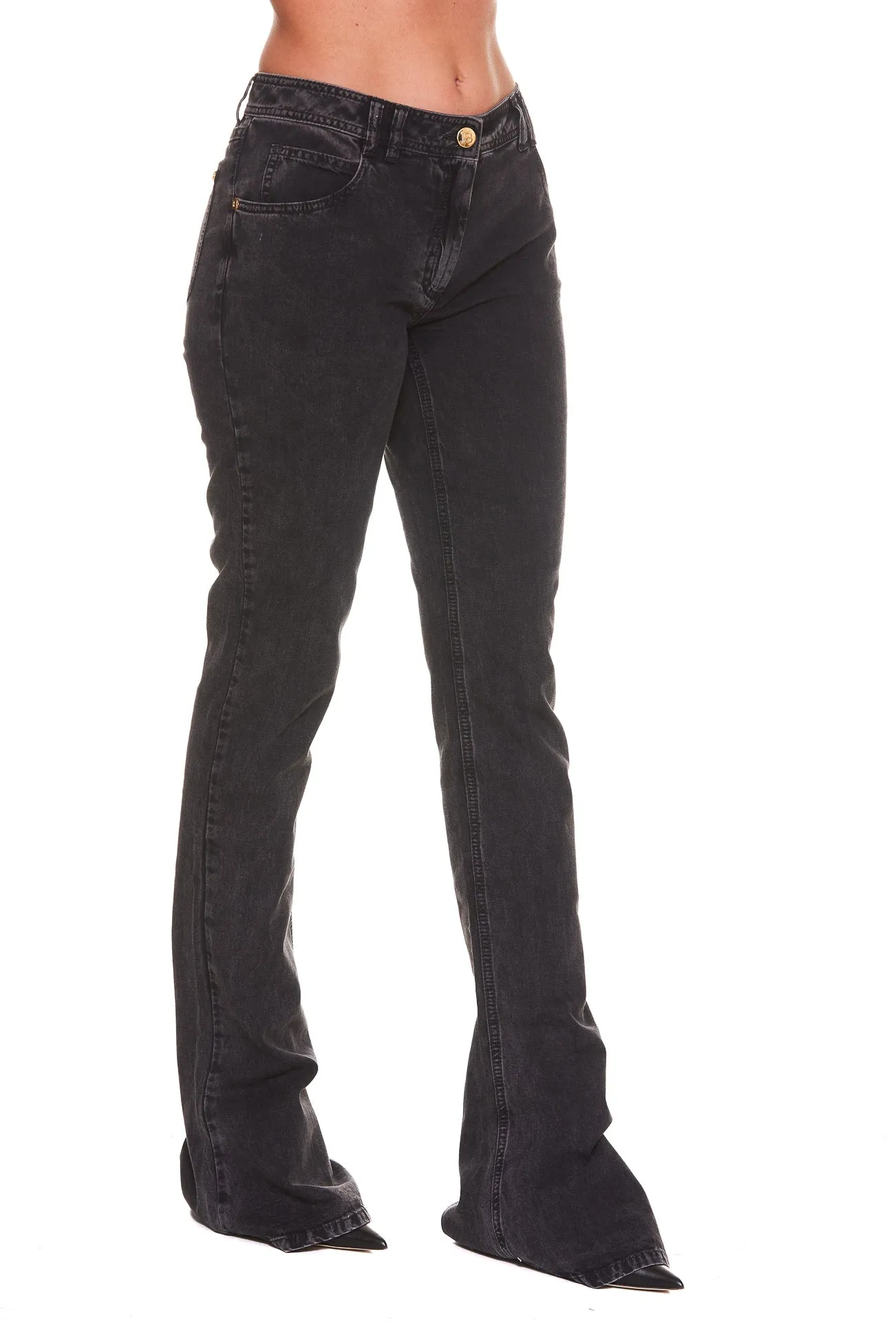 Balmain Slim-Fit Flared Jeans