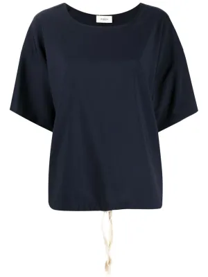 Barena Drawstring-Hem Crewneck T-Shirt